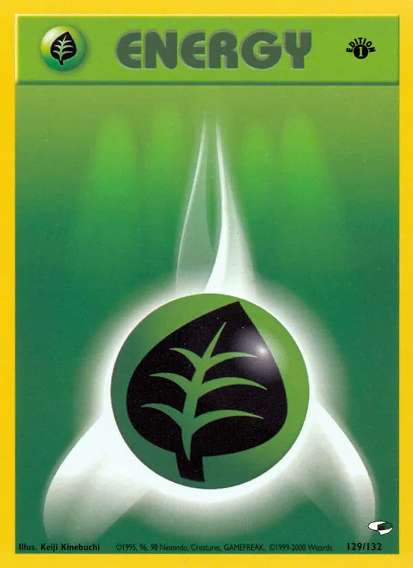 Grass Energy - Gym Heroes Pokemon Card