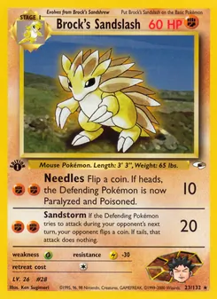 Brock's Sandslash - Gym Heroes