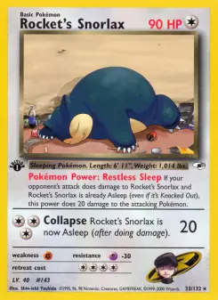 Rocket's Snorlax - Gym Heroes