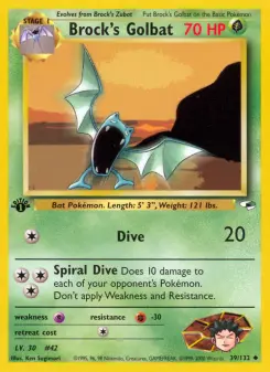 Brock's Golbat - Gym Heroes