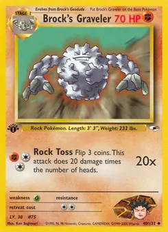 Brock's Graveler - Gym Heroes