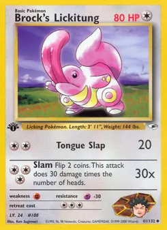 Brock's Lickitung - Gym Heroes