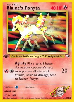 Blaine's Ponyta - Gym Heroes