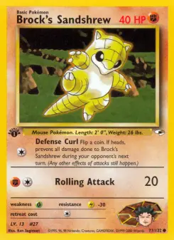 Brock's Sandshrew - Gym Heroes