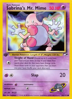 Sabrina's Mr. Mime - Gym Heroes