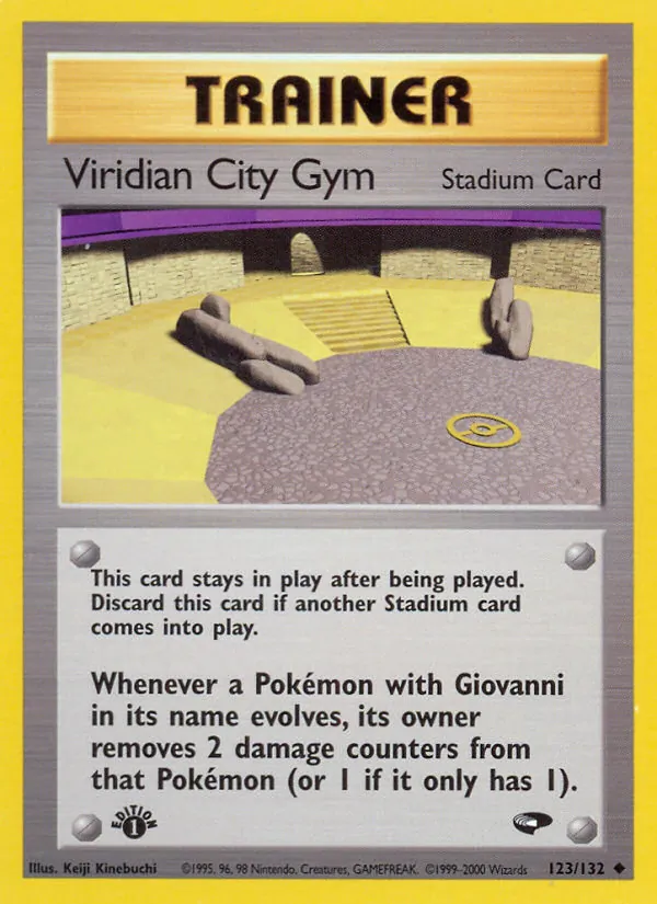 Viridian City Gym - Gym Challenge Pokemon Card