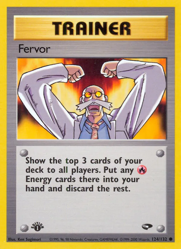 Fervor - Gym Challenge Pokemon Card