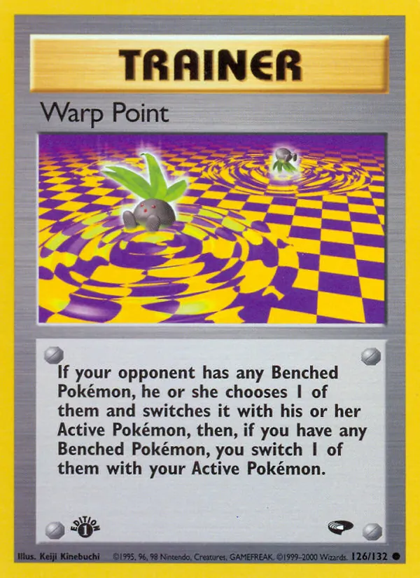 Warp Point - Gym Challenge Pokemon Card
