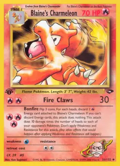 Blaine's Charmeleon - Gym Challenge