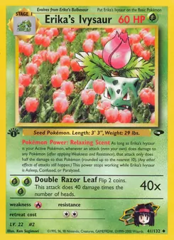 Erika's Ivysaur - Gym Challenge