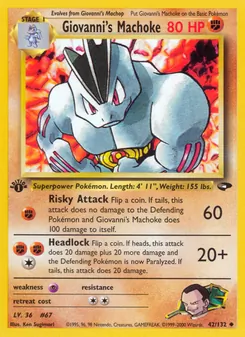 Giovanni's Machoke - Gym Challenge