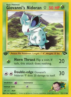 Giovanni's Nidoran♀ - Gym Challenge
