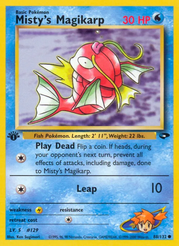 Misty's Magikarp - Gym Challenge Pokemon Card