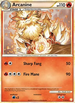 Arcanine - HeartGold SoulSilver