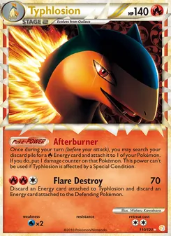 Typhlosion - HeartGold SoulSilver