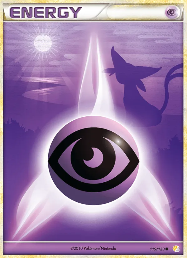 Psychic Energy - HeartGold SoulSilver Pokemon Card