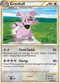 Granbull - HeartGold SoulSilver