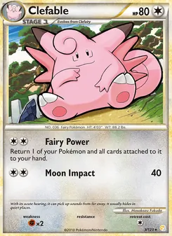 Clefable - HeartGold SoulSilver