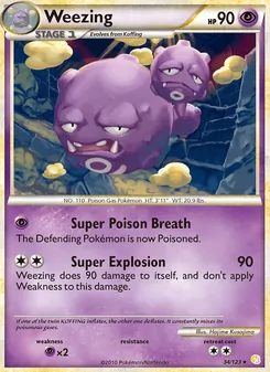 Weezing - HeartGold SoulSilver