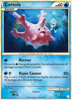 Corsola - HeartGold SoulSilver