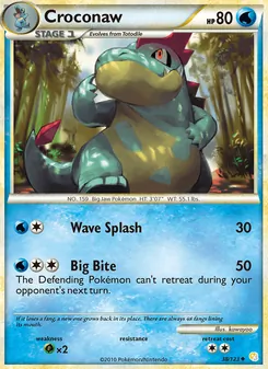 Croconaw - HeartGold SoulSilver