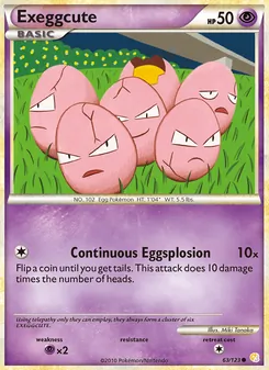 Exeggcute - HeartGold SoulSilver