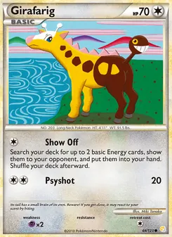 Girafarig - HeartGold SoulSilver