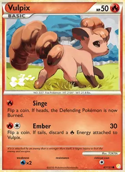 Vulpix - HeartGold SoulSilver