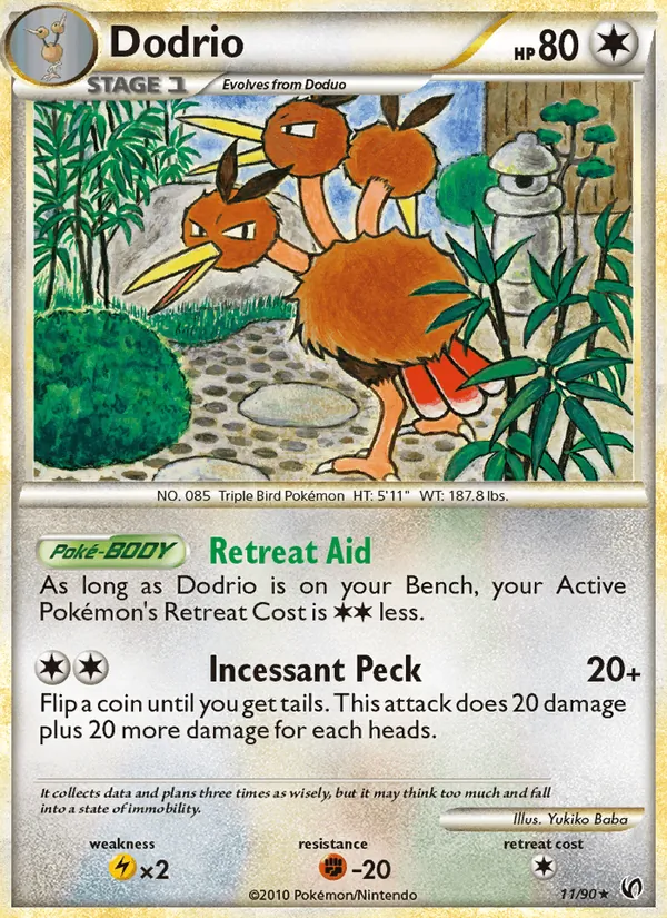 Dodrio - Undaunted Pokemon Card