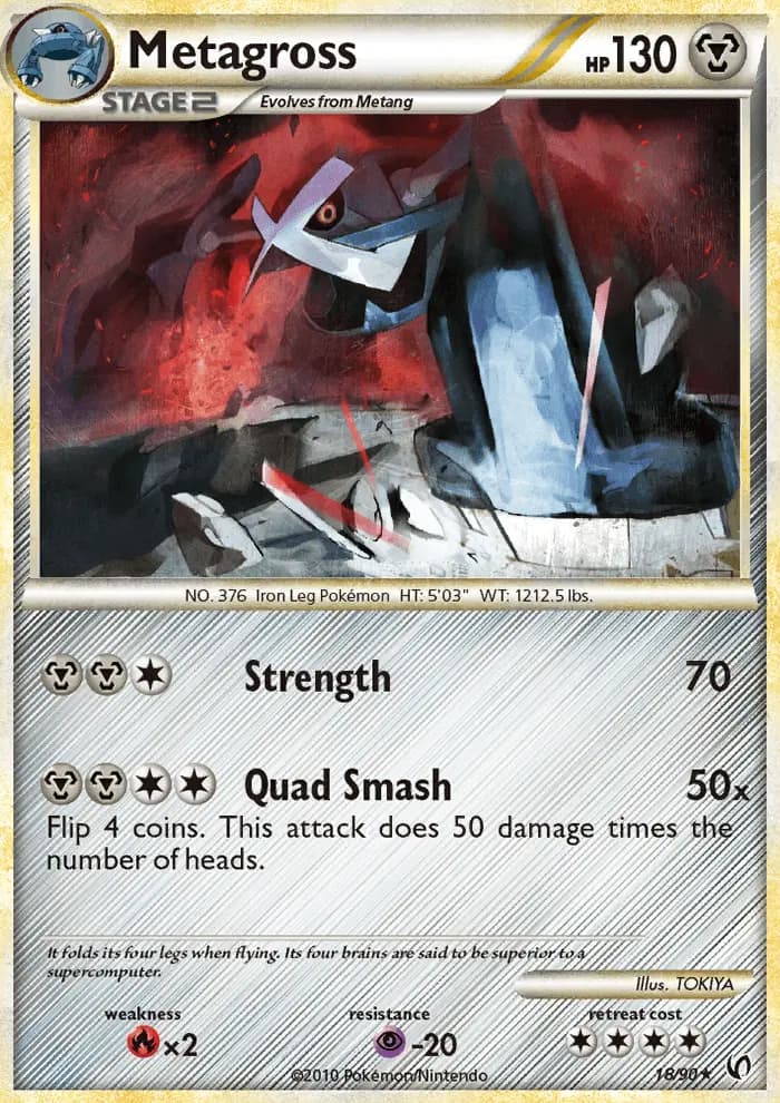 Metagross - Undaunted Pokemon Card