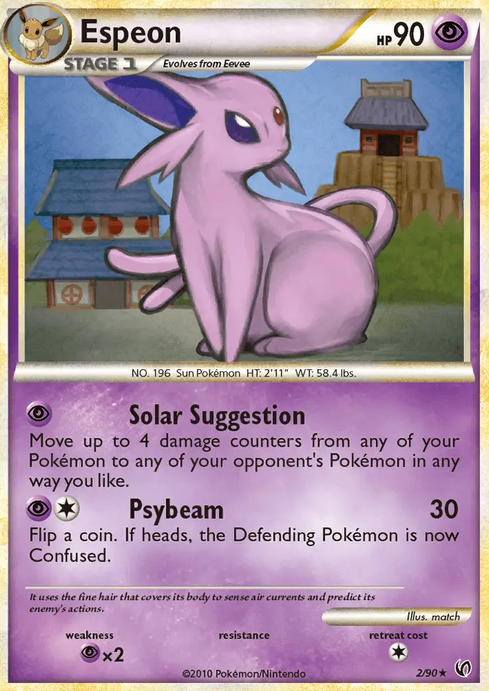 Espeon - Undaunted Pokemon Card