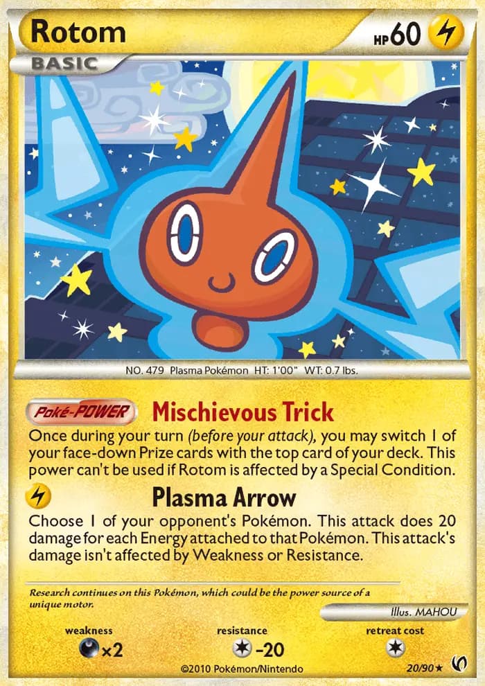 Rotom - Undaunted Pokemon Card
