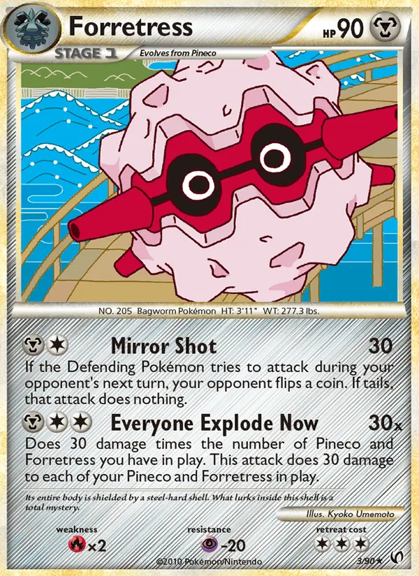 Forretress - Undaunted Pokemon Card