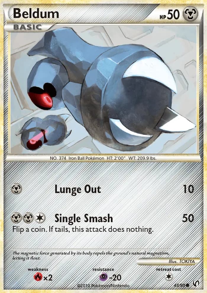 Beldum - Undaunted Pokemon Card