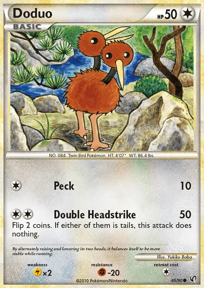 Doduo - Undaunted Pokemon Card