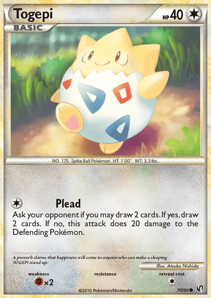Togepi - Undaunted Pokemon Card