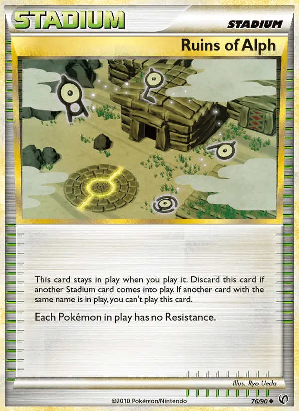 Ruins of Alph - Undaunted Pokemon Card