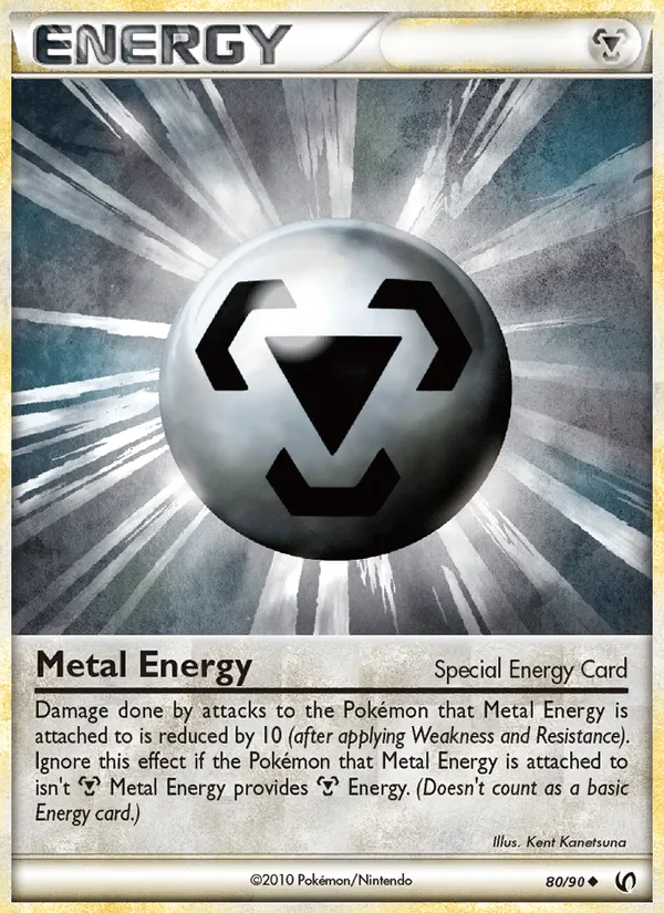 Metal Energy - Undaunted Pokemon Card