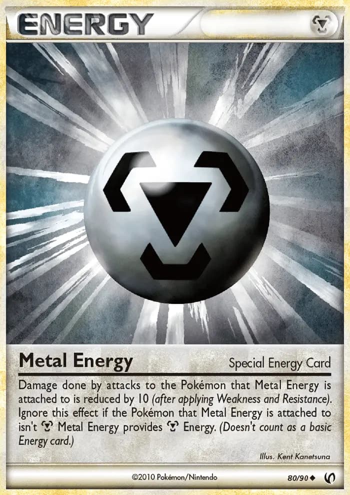 Metal Energy - Undaunted Pokemon Card