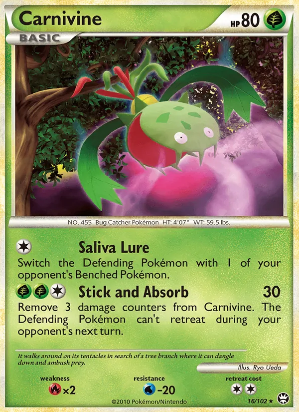 Carnivine - Triumphant Pokemon Card