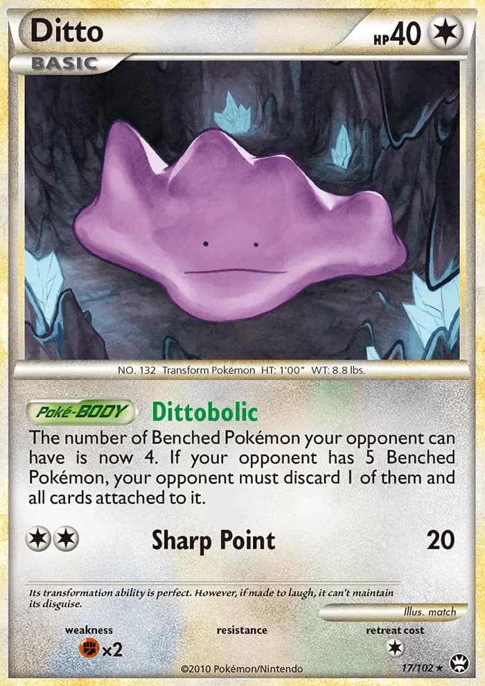 Ditto - Triumphant Pokemon Card