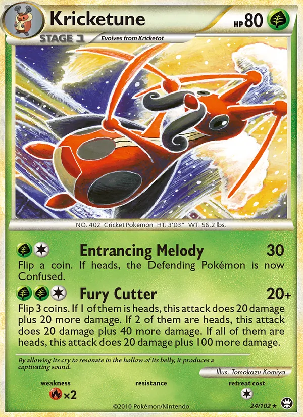 Kricketune - Triumphant Pokemon Card