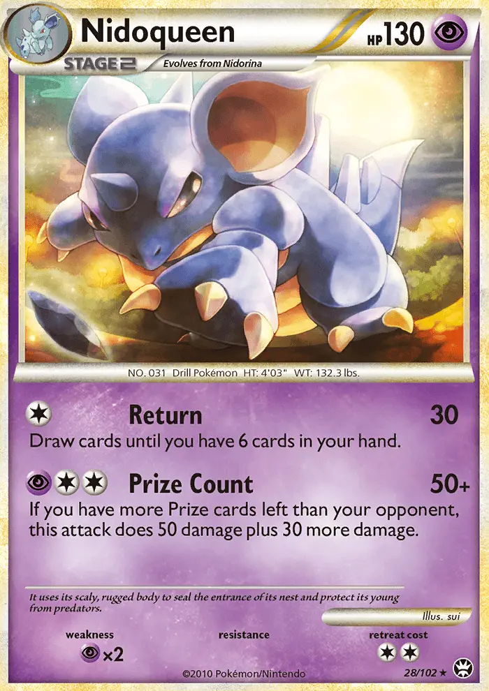 Nidoqueen - Triumphant Pokemon Card