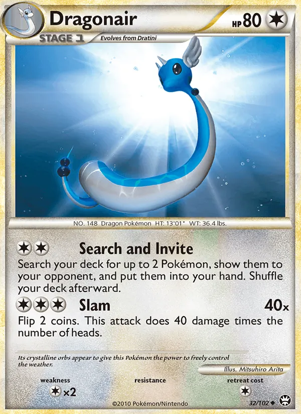 Dragonair - Triumphant Pokemon Card