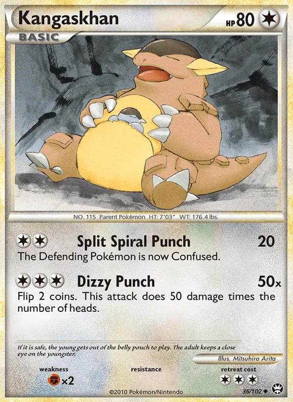 Kangaskhan - Triumphant Pokemon Card