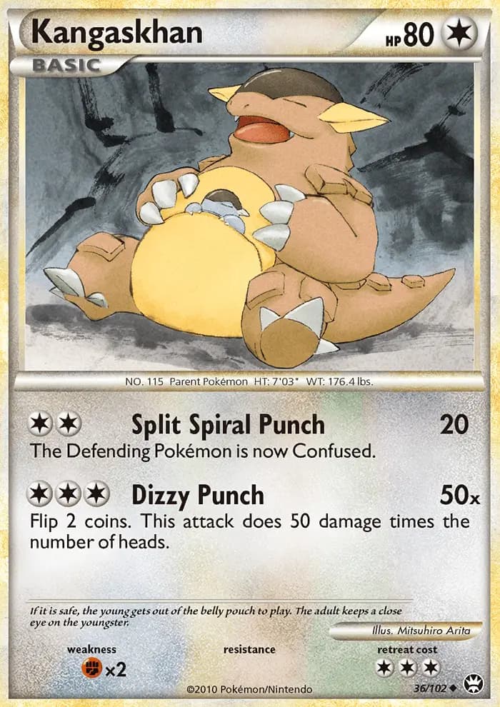 Kangaskhan - Triumphant Pokemon Card