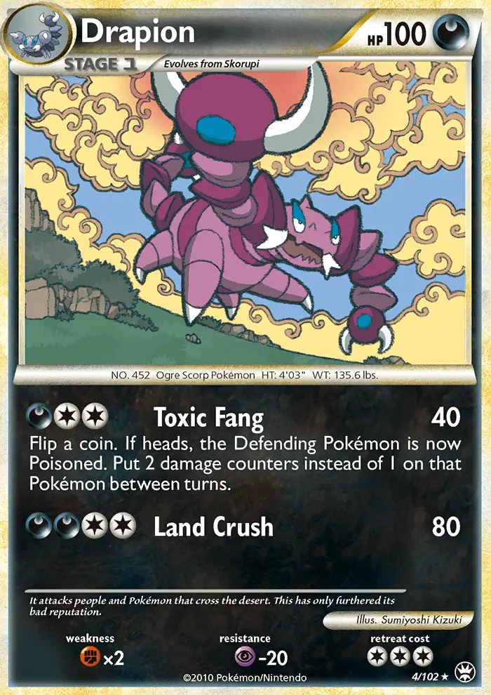 Drapion - Triumphant Pokemon Card