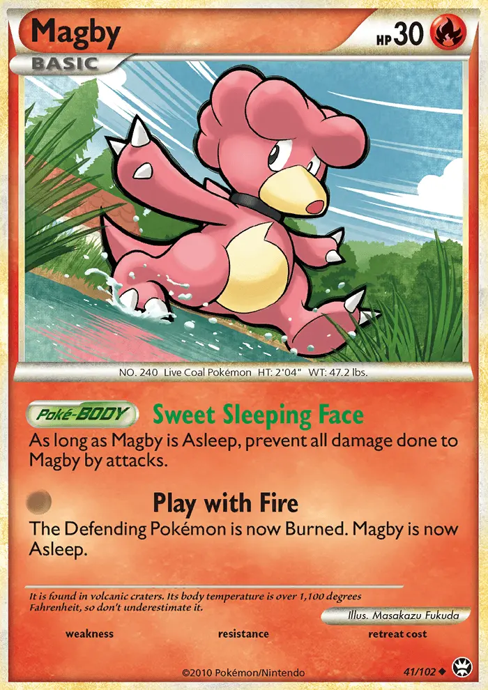 Magby - Triumphant Pokemon Card
