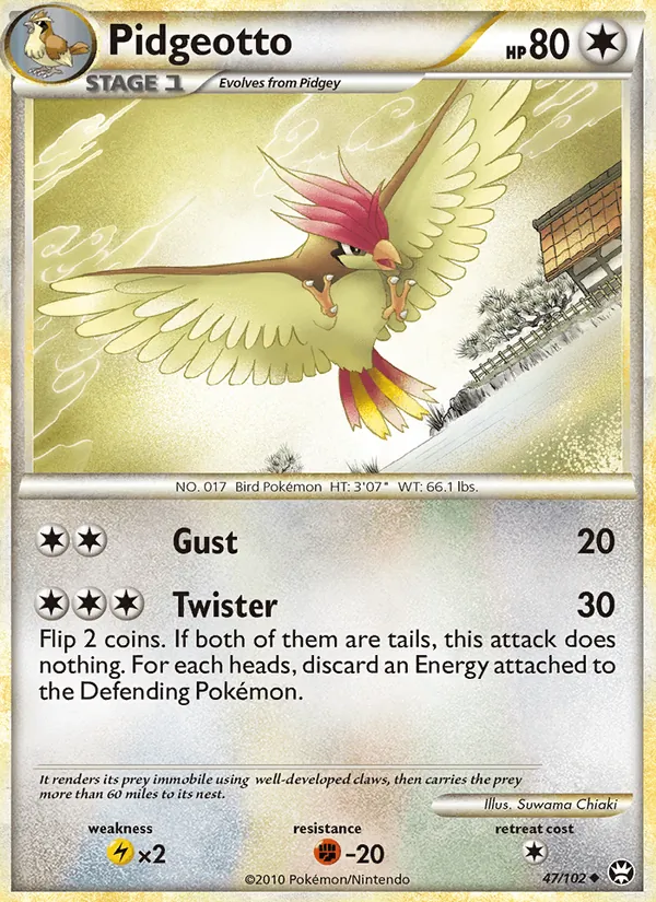 Pidgeotto - Triumphant Pokemon Card
