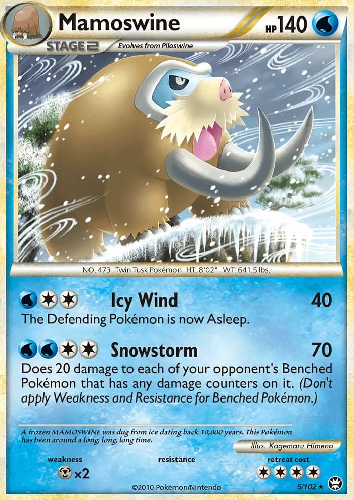 Mamoswine - Triumphant Pokemon Card